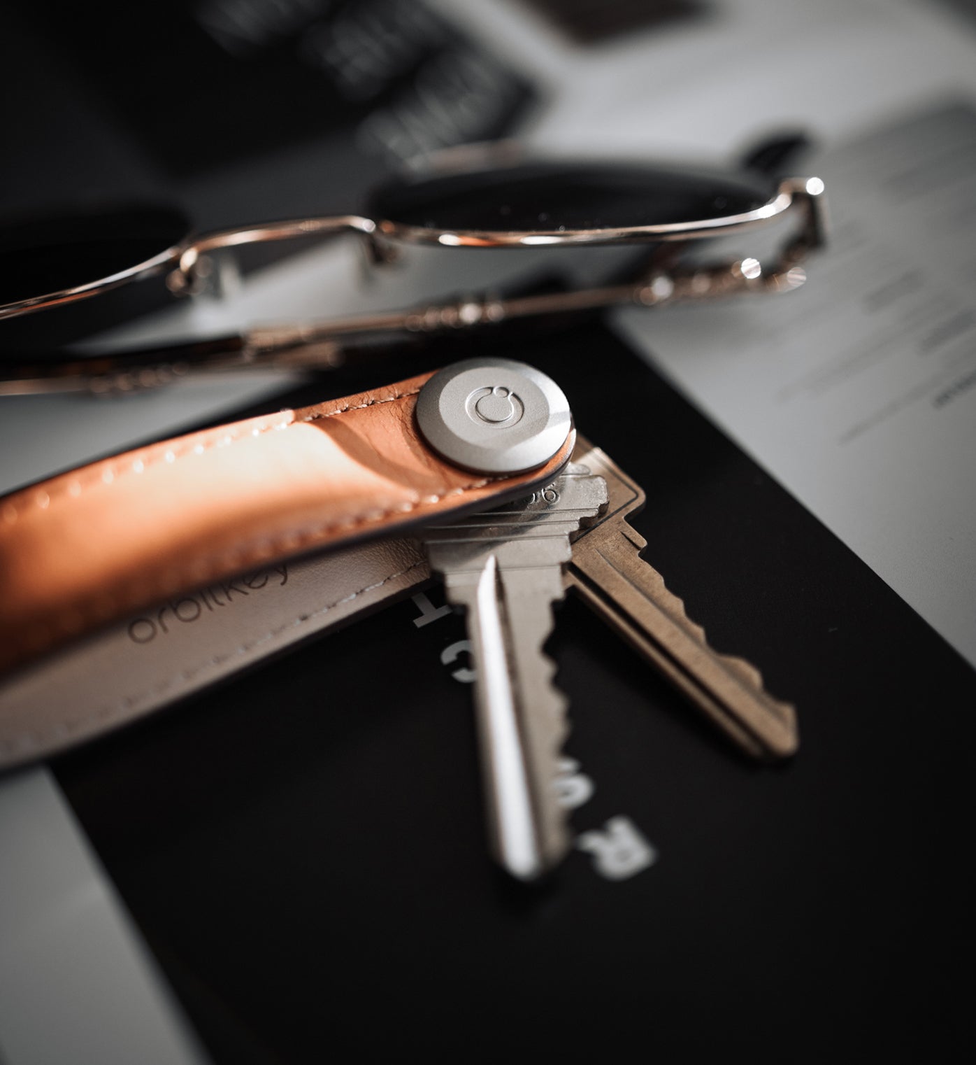 Orbitkey Key Organiser | Cognac Tan
