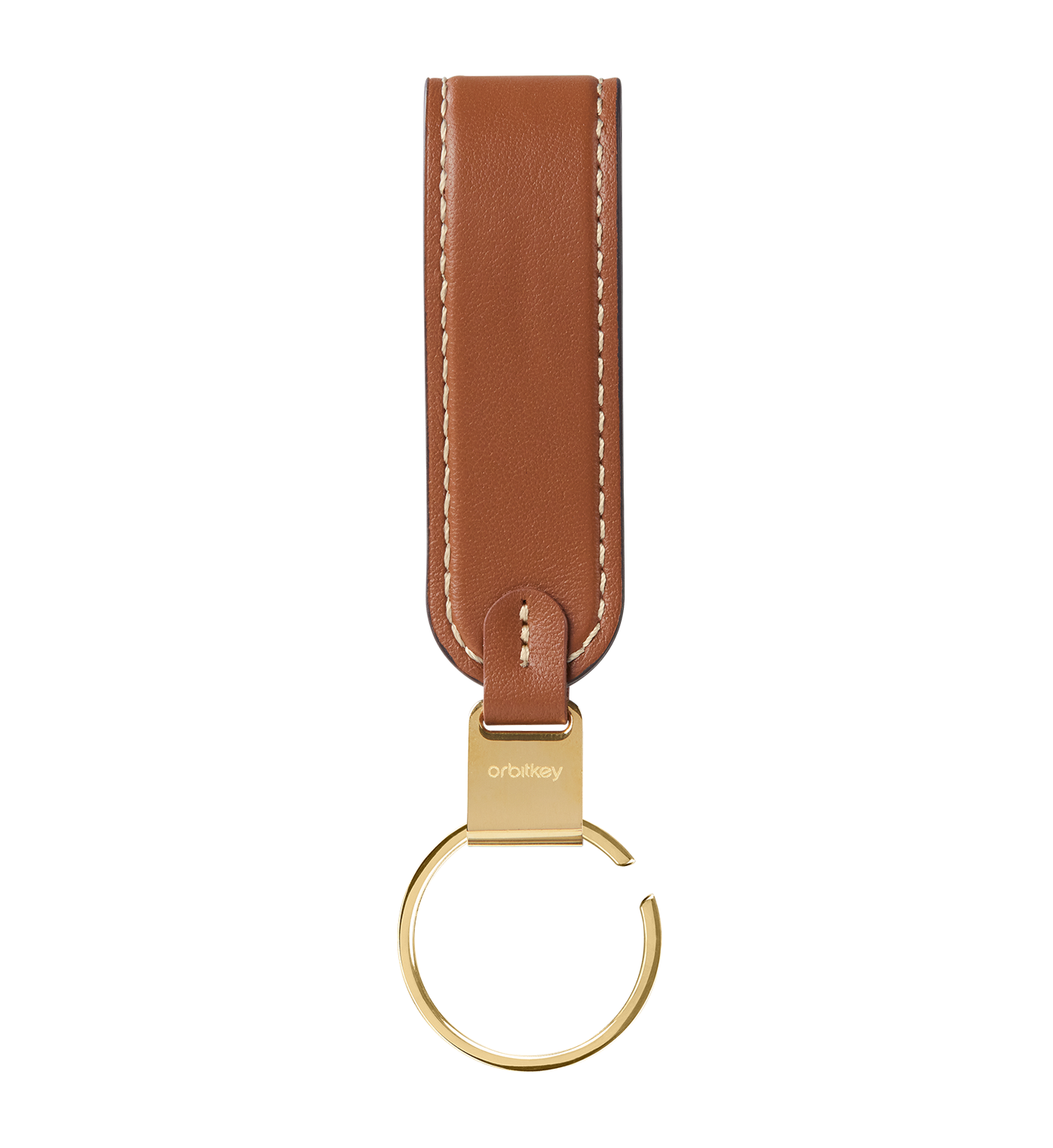 Orbitkey Loop Keychain | Caramel
