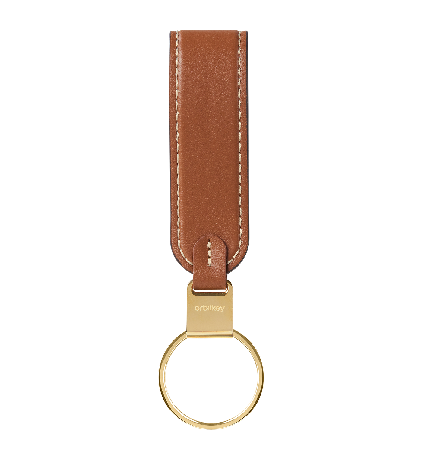 Orbitkey Loop Keychain | Caramel
