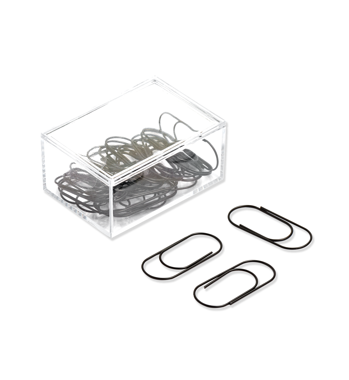 Paper Clips | Grande | Black | Set of 30