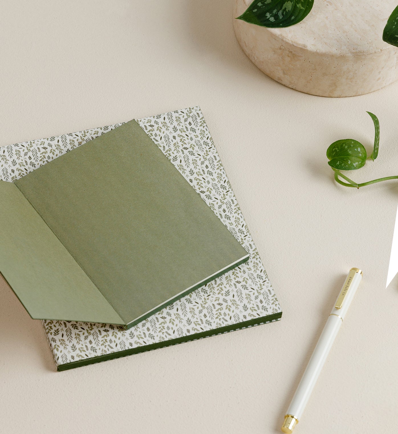 Sage Stripe | Petite Notebook