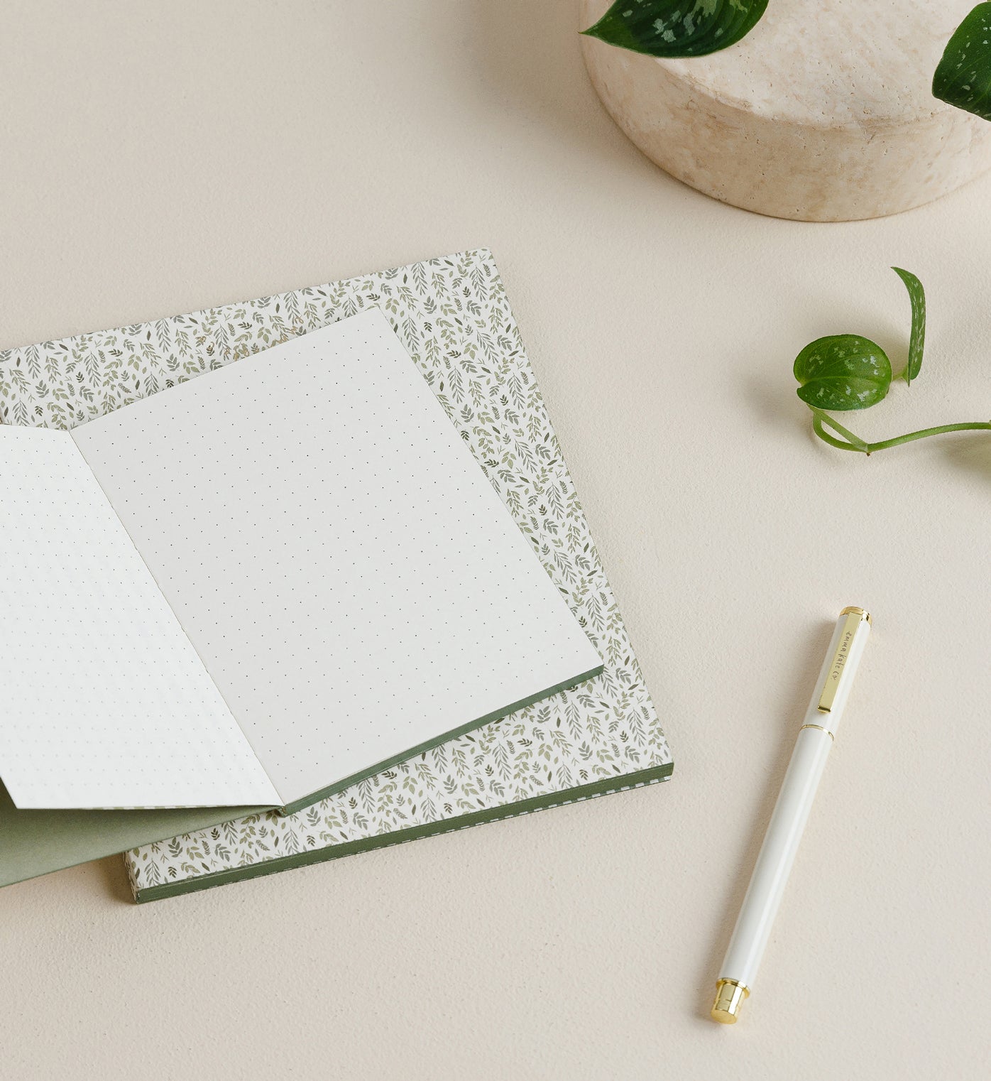 Sage Stripe | Petite Notebook
