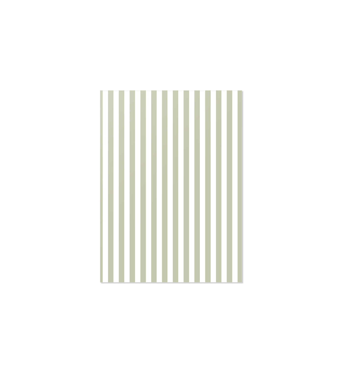 Sage Stripe | Petite Notebook