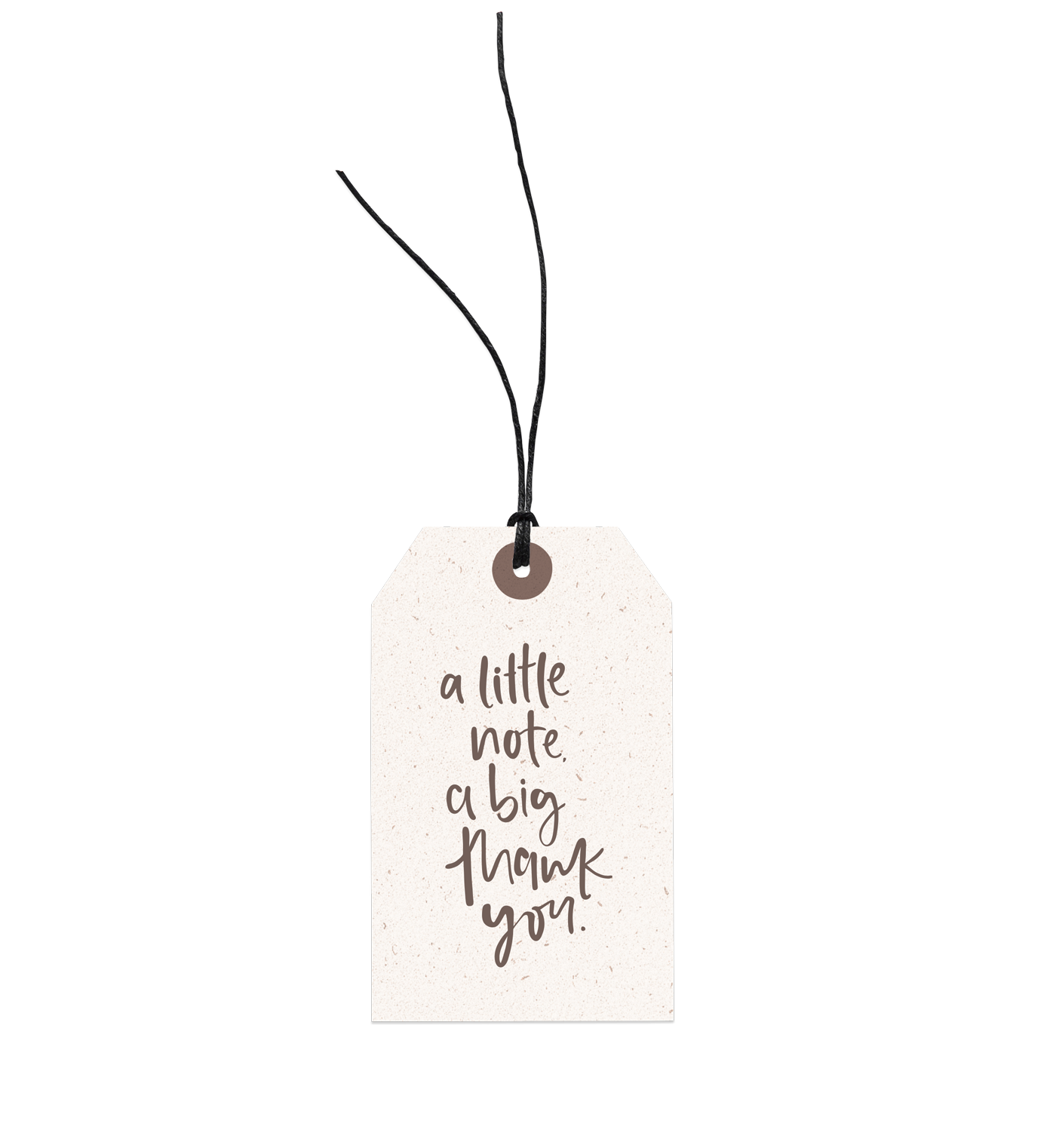 A Little Note, a Big Thank You | Gift Tag