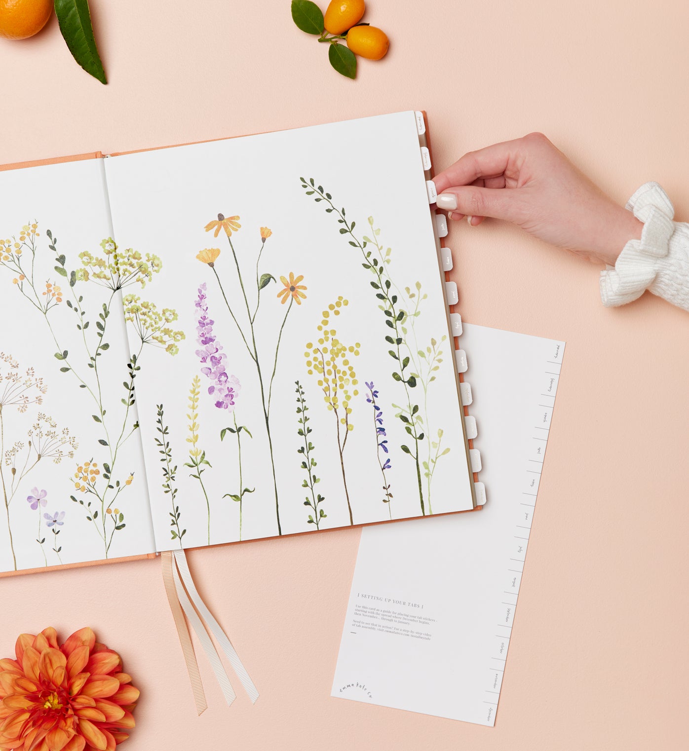 Planner Tab Stickers | Grande | Lettering