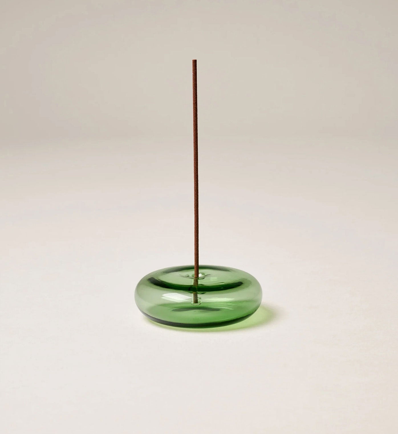 Glass Incense Holder | Green