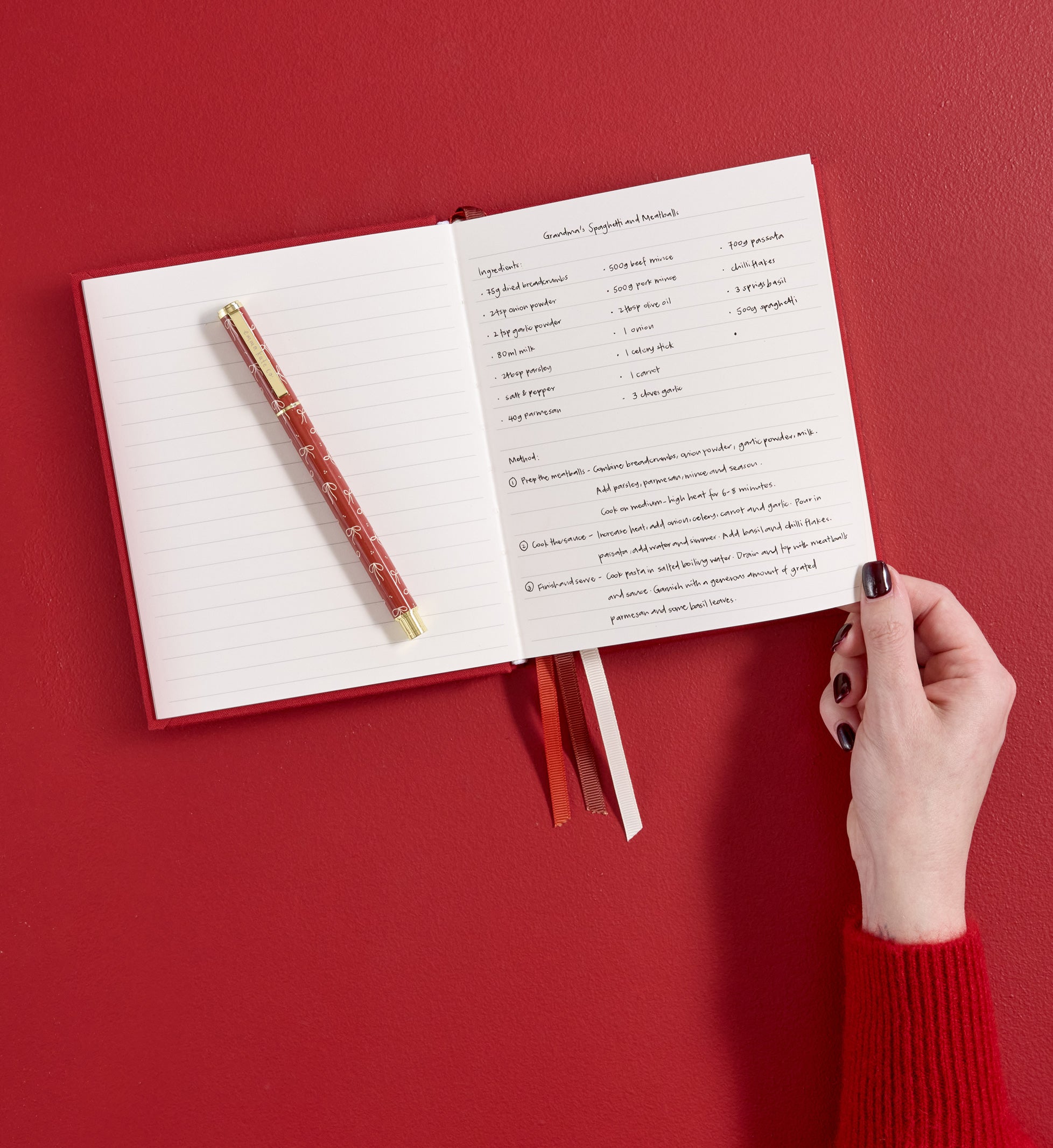 Journal | Petite | Scarlet Ribbons | PRE-ORDER