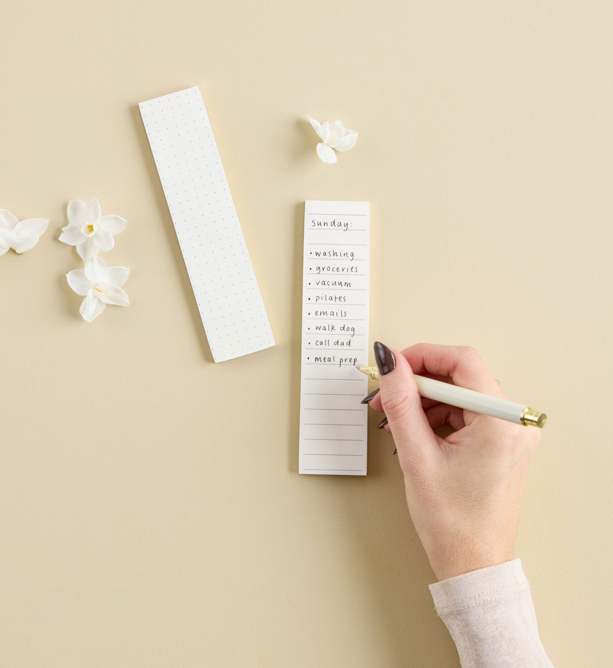 List Maker | Long Sticky Note Set | Pack of Two