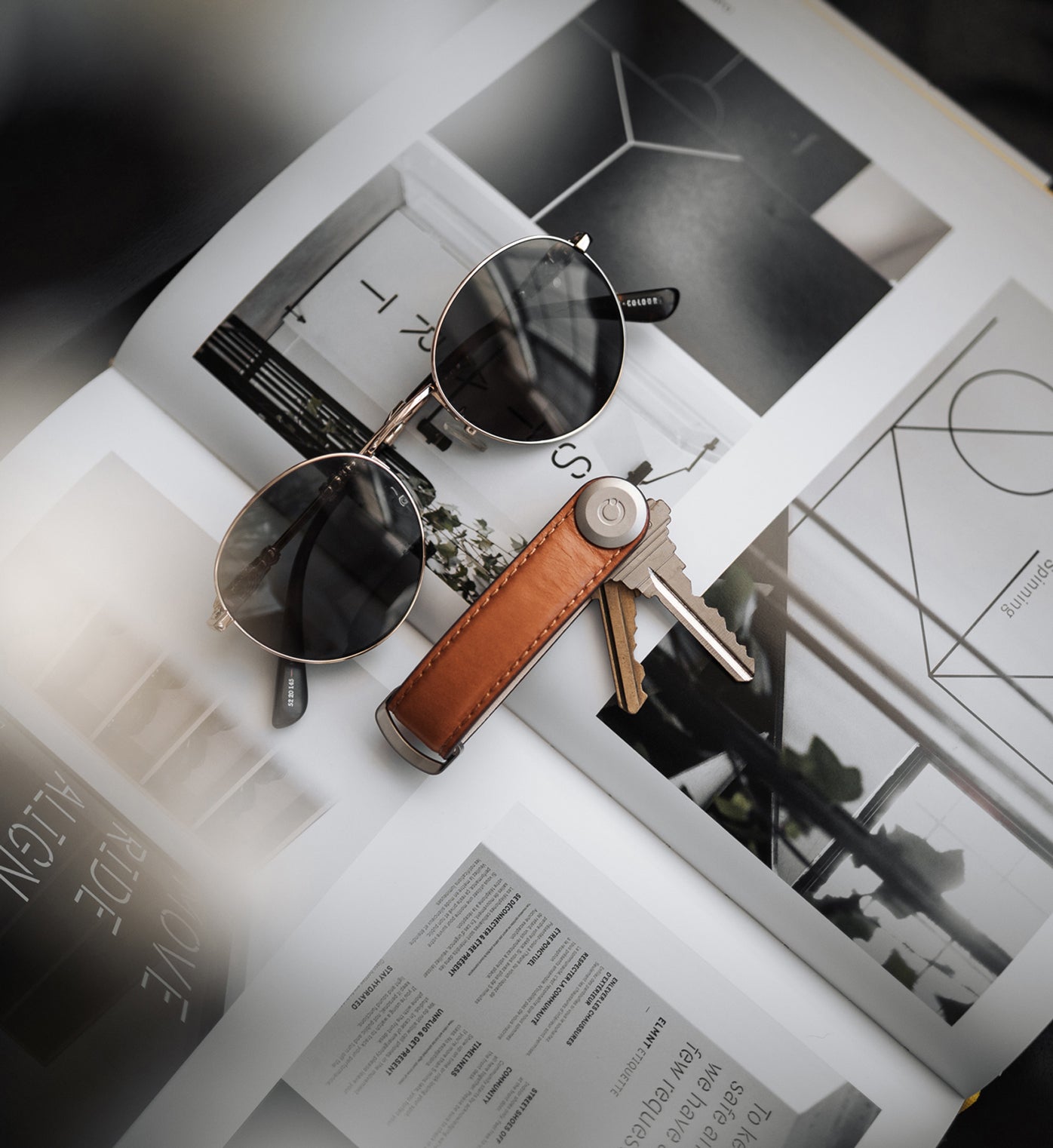 Orbitkey Key Organiser | Cognac Tan