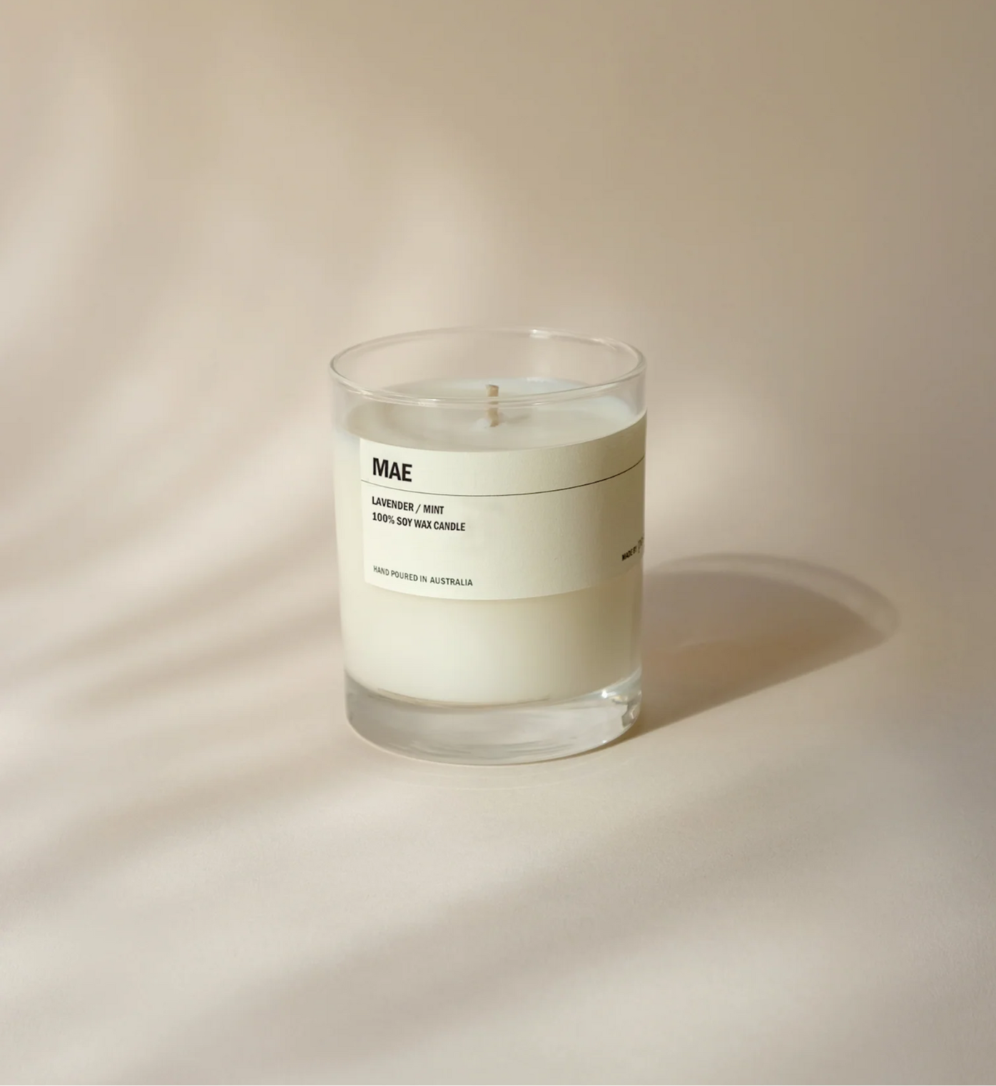 Clear Tumbler Soy Candle  | MAE