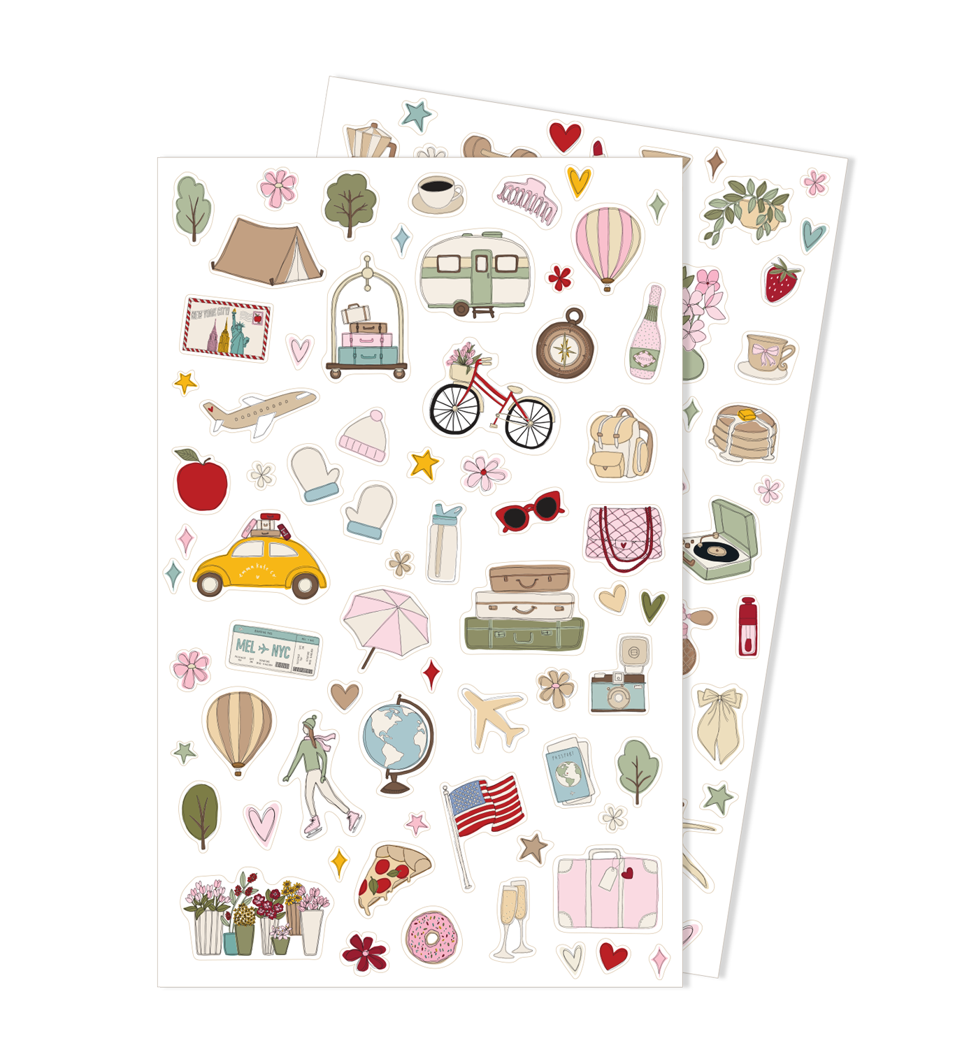 Illustrated Stickers | Daily Life