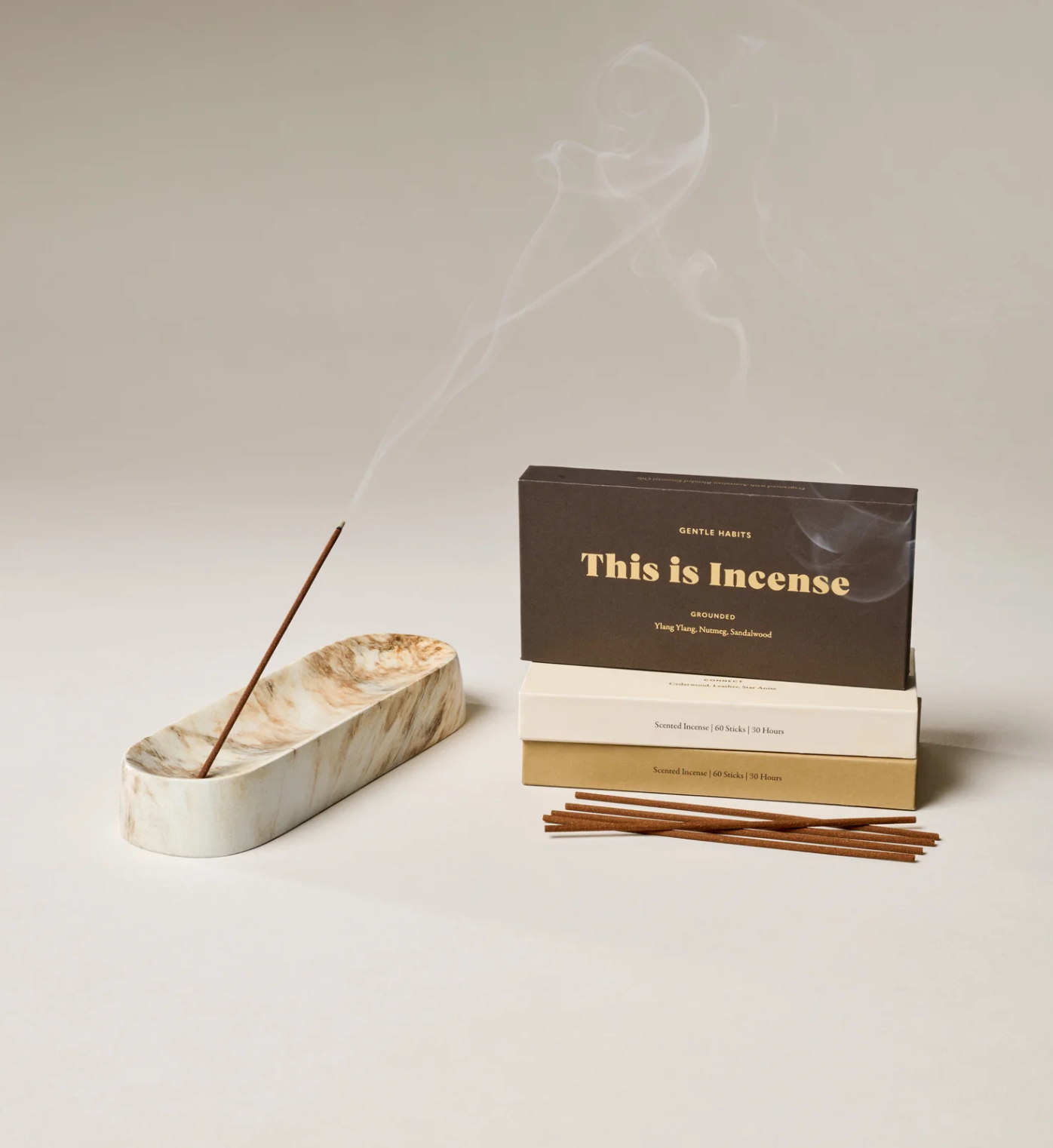 Ceramic Incense Holder | Tiger Eye