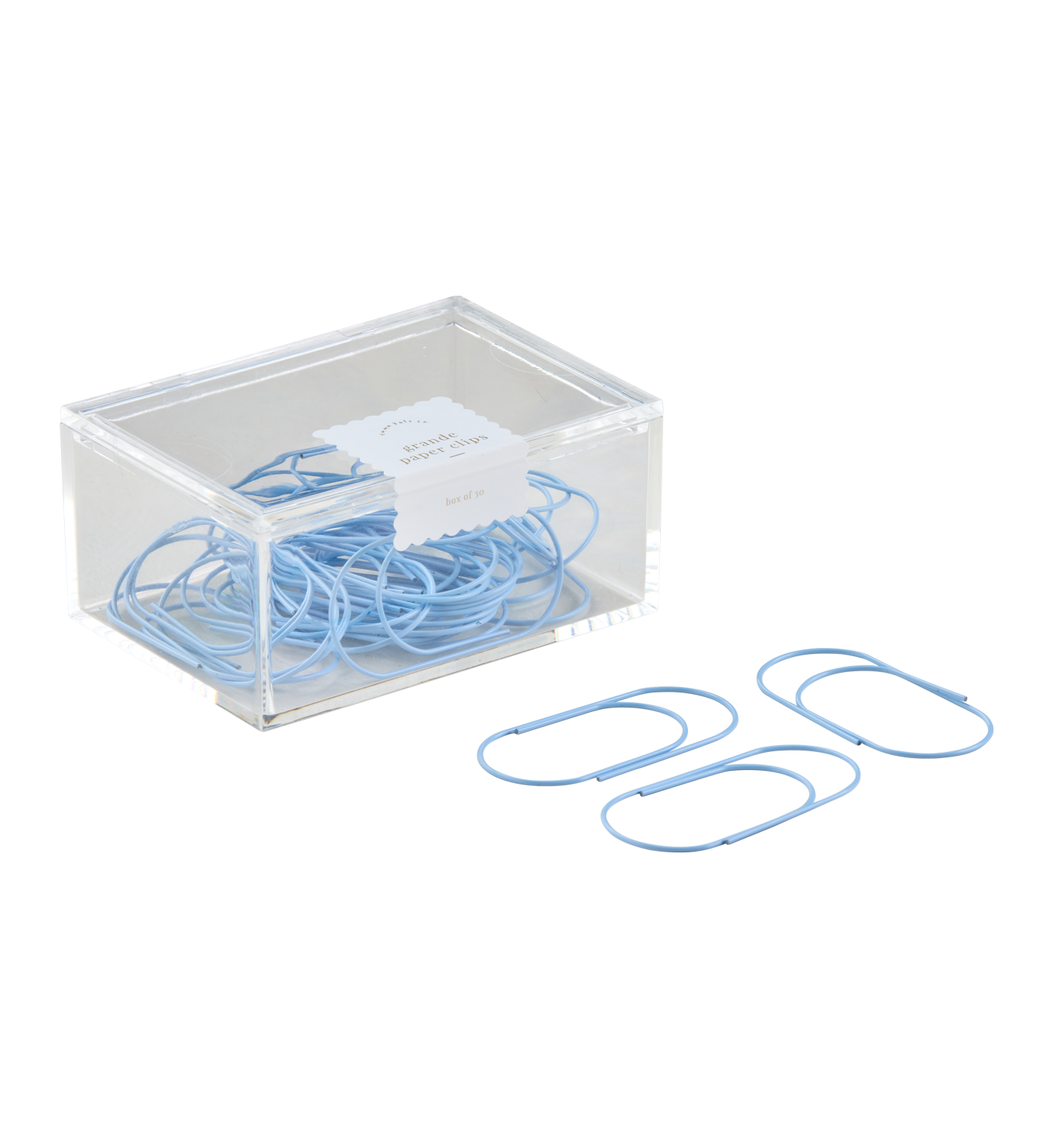 Paper Clips | Grande | Sky | Set of 30 | PRE-ORDER