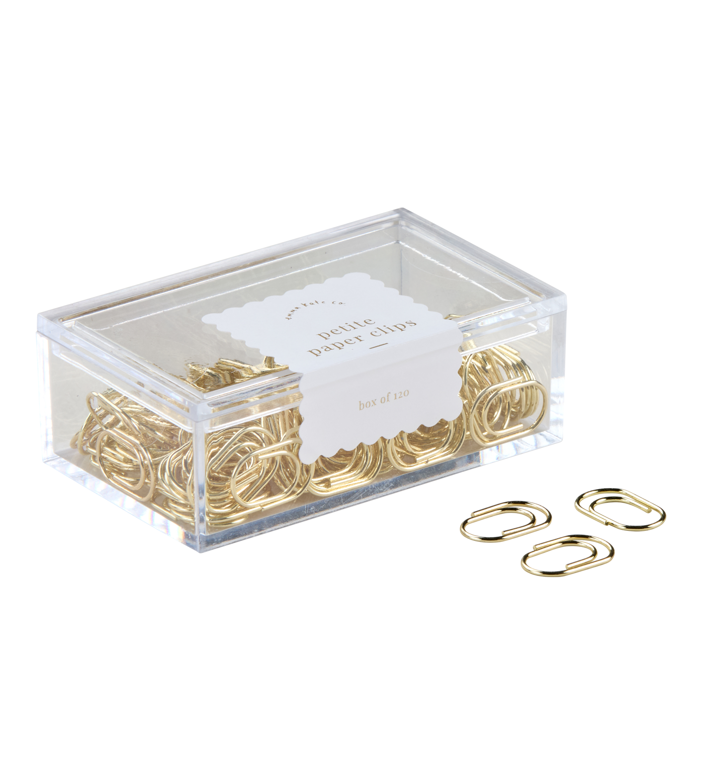 Paper Clips | Petite | Gold | Set of 120 | PRE-ORDER