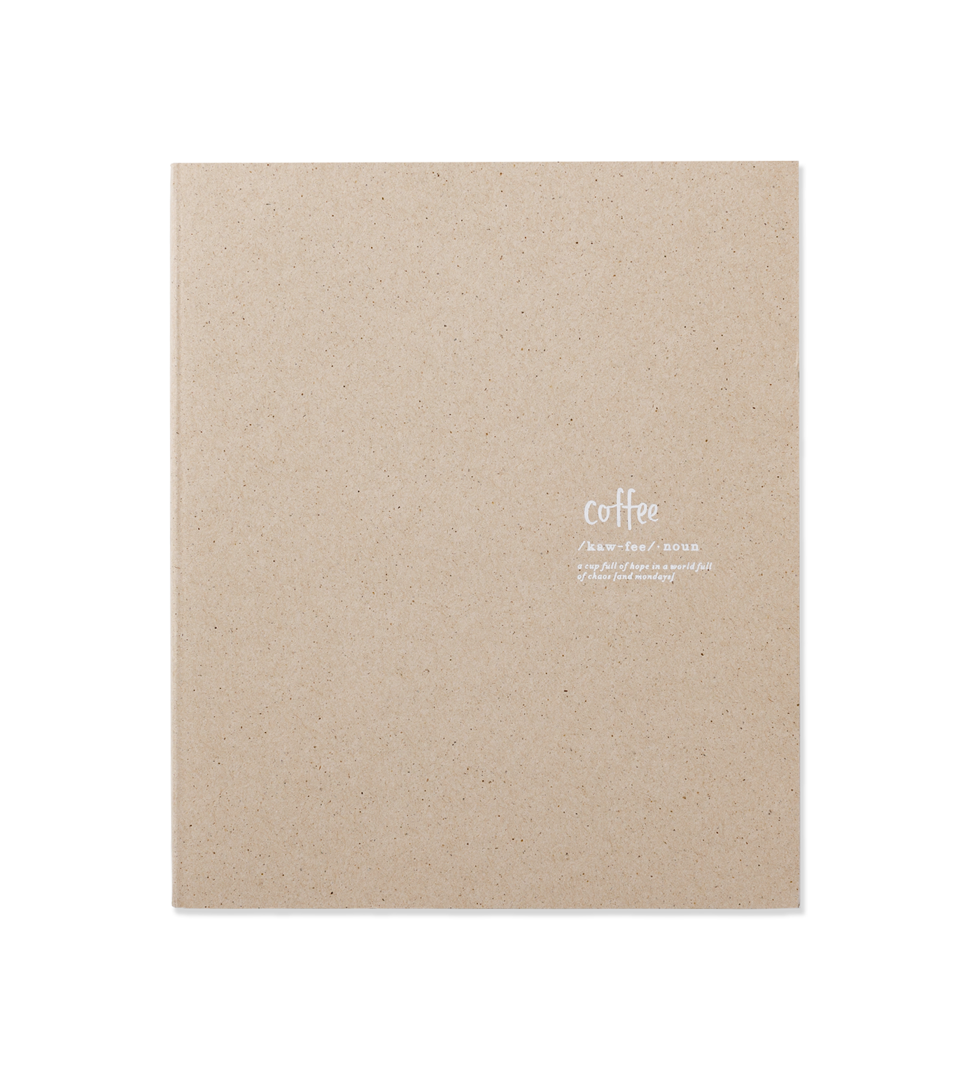 Coffee Definition | Signature Notebook