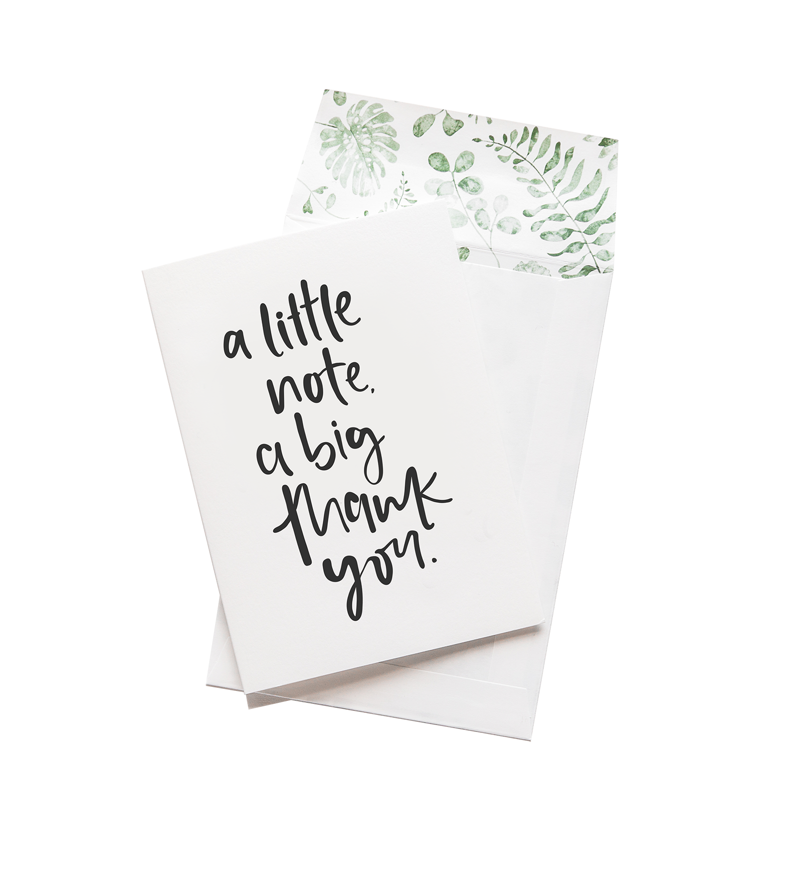 A Little Note, A Big Thank You  // Greeting Card