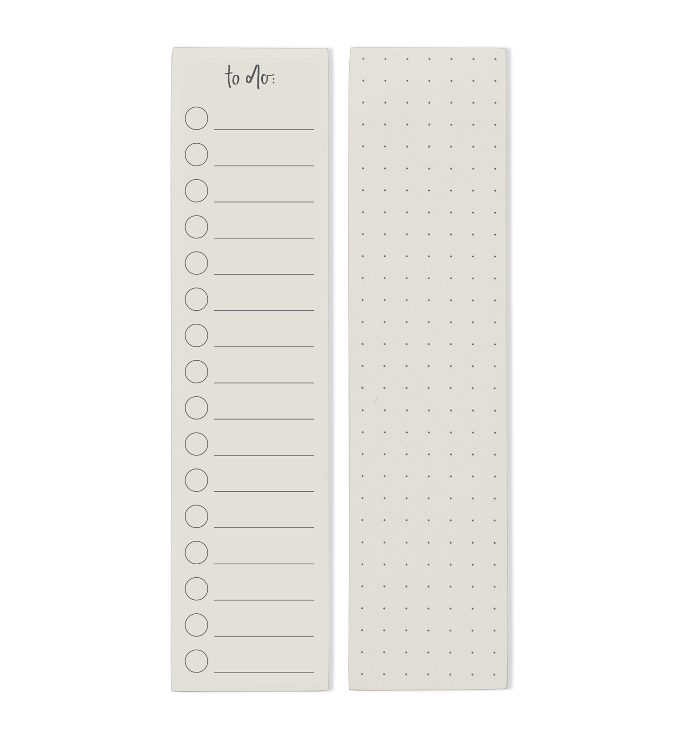 To-Do List | Long Sticky Note Set | Pack of Two